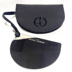 NWT Giorgio Armani Beauty Pocket Mirror Compact Makeup Mirror With Case